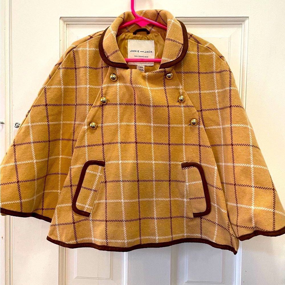 Janie and Jack girls size 5/6 Fancy Cape